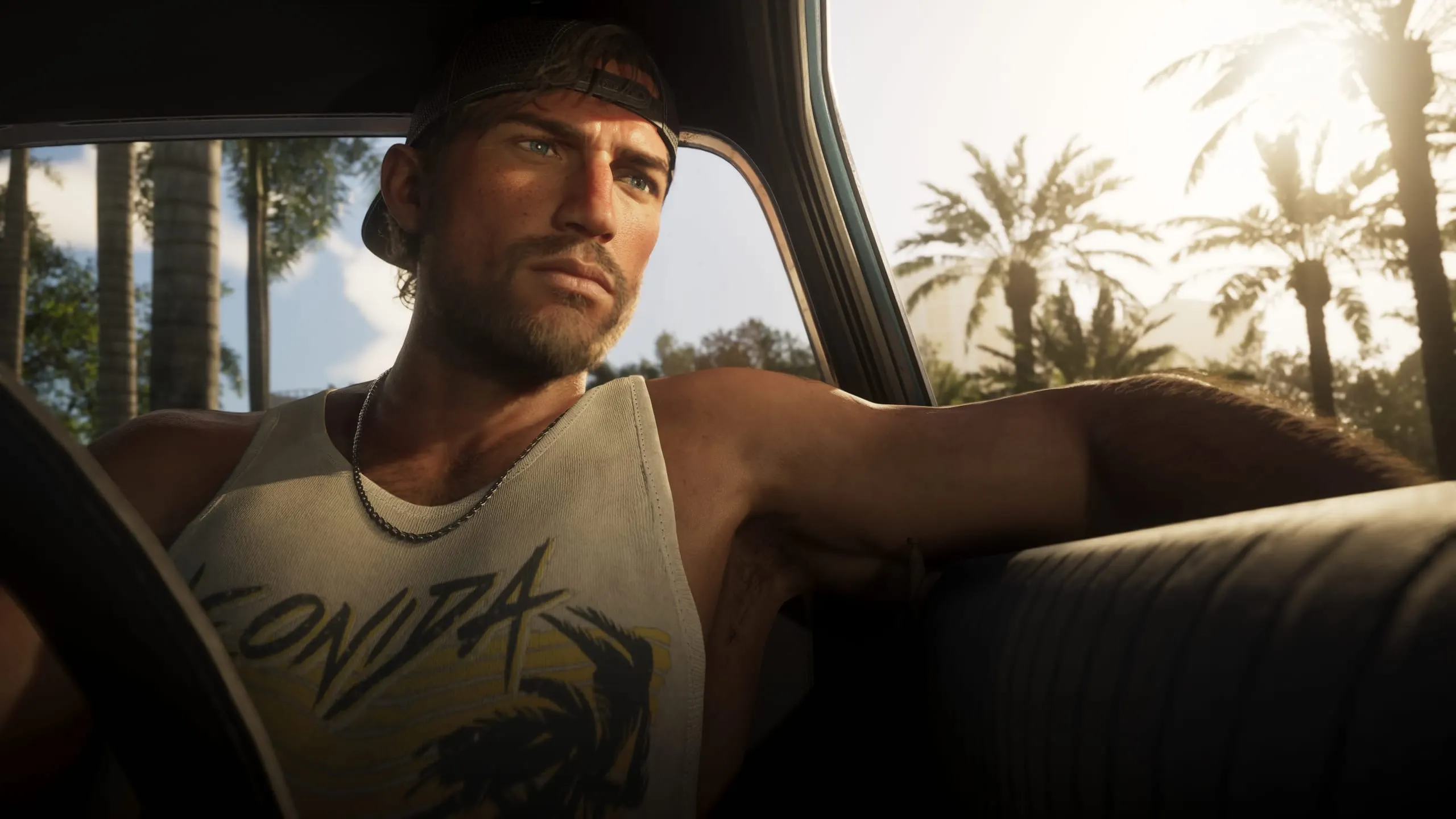 Jason Duval — captura de tela oficial de Grand Theft Auto VI, primeira de 3 mostradas no artigo