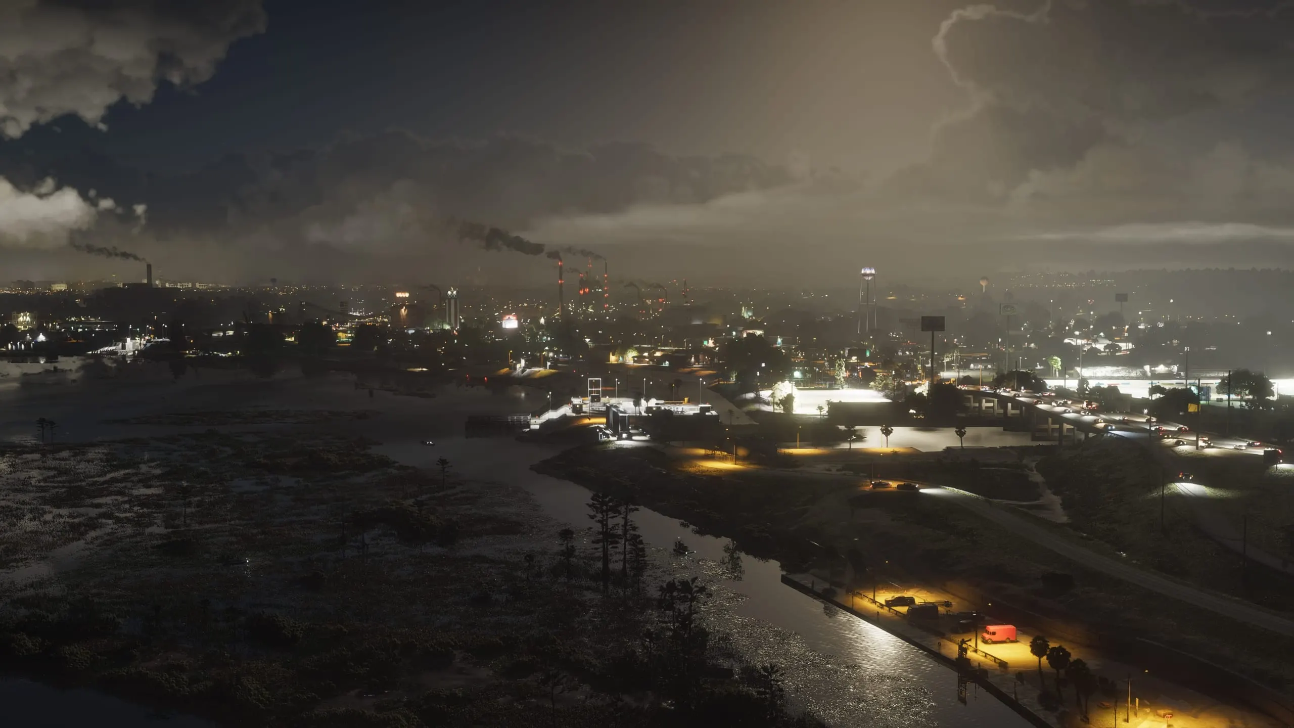 Ambrosia — captura de tela oficial de Grand Theft Auto VI, segunda de 3 mostradas no artigo