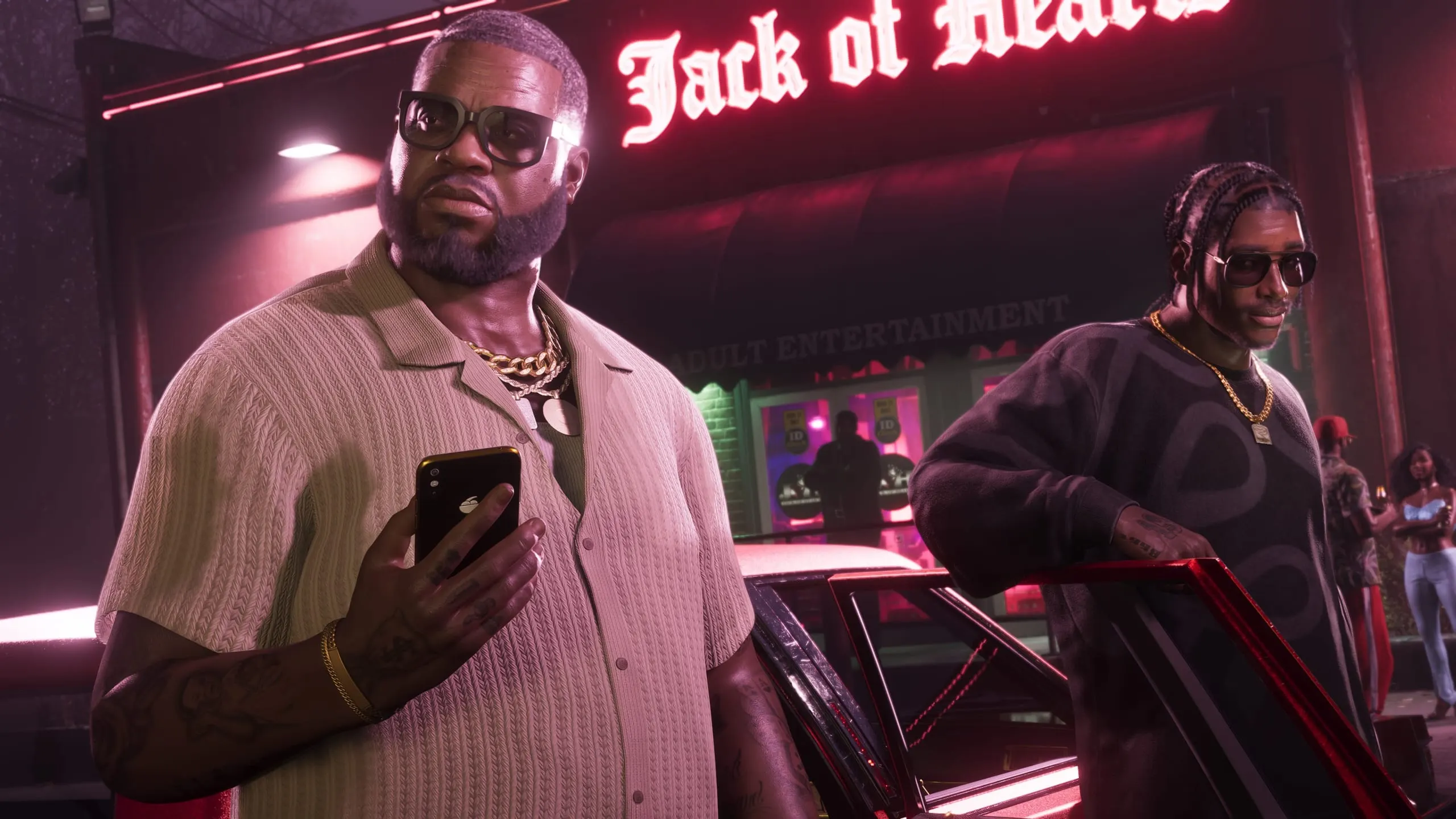 Boobie Ike — captura de tela oficial de Grand Theft Auto VI, segunda de 3 mostradas no artigo