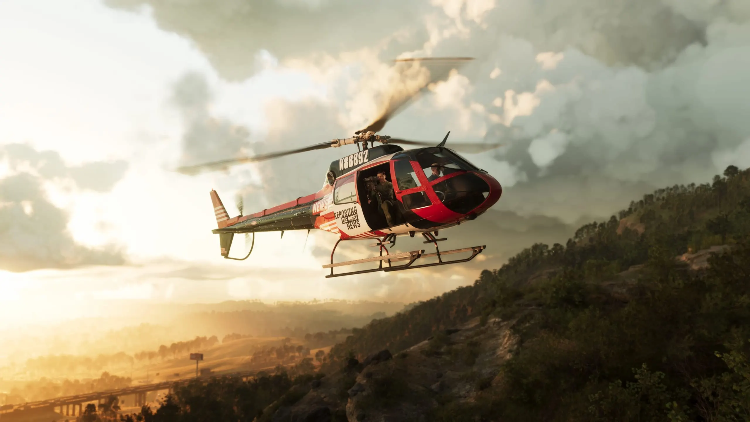 Mount Kalaga National Park — captura de tela oficial de Grand Theft Auto VI, segunda de 3 mostradas no artigo