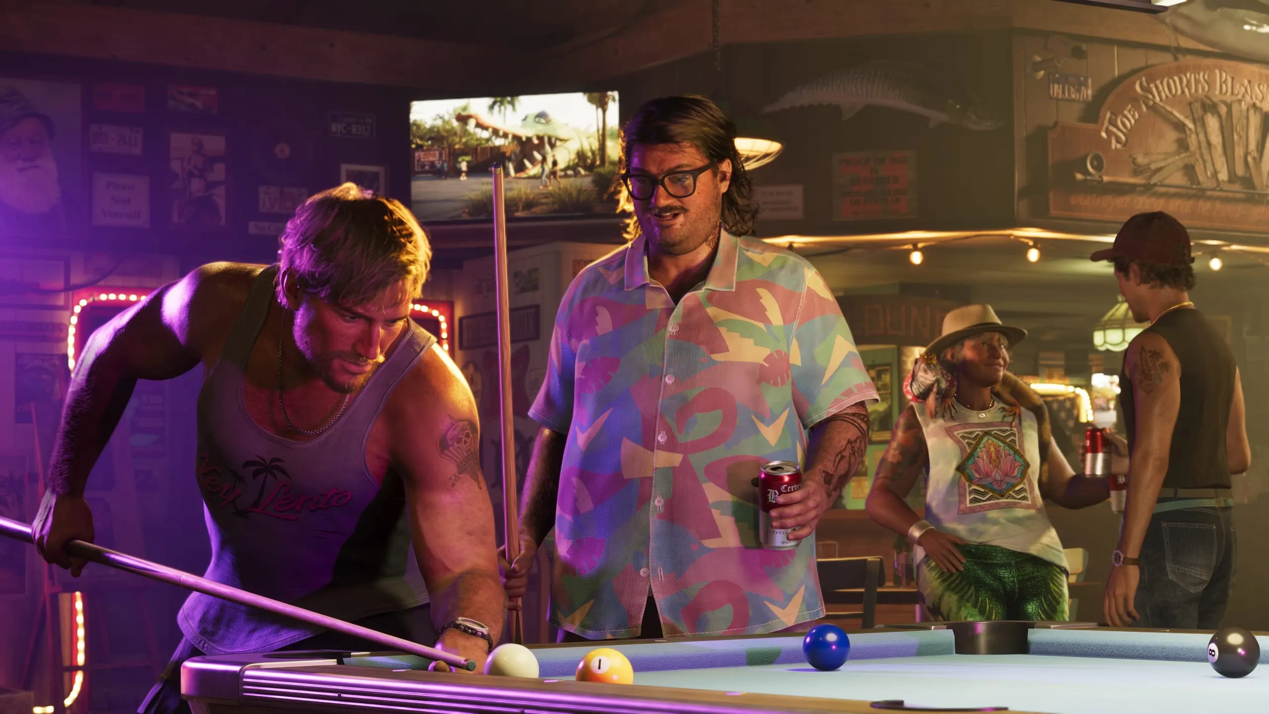 Cal Hampton — captura de tela oficial de Grand Theft Auto VI, segunda de 3 mostradas no artigo