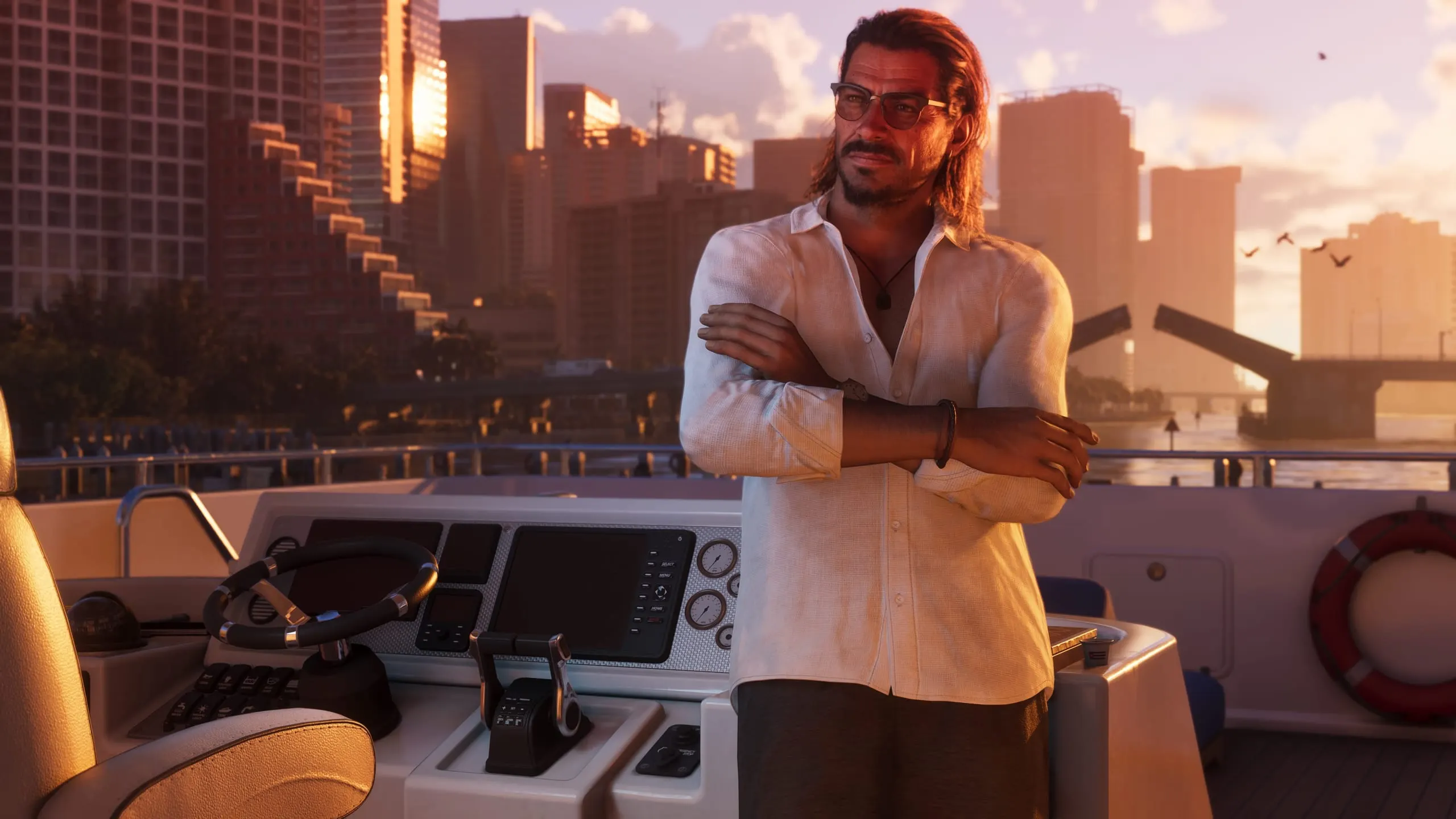 Raul Bautista — captura de tela oficial de Grand Theft Auto VI, terceira de 3 mostradas no artigo