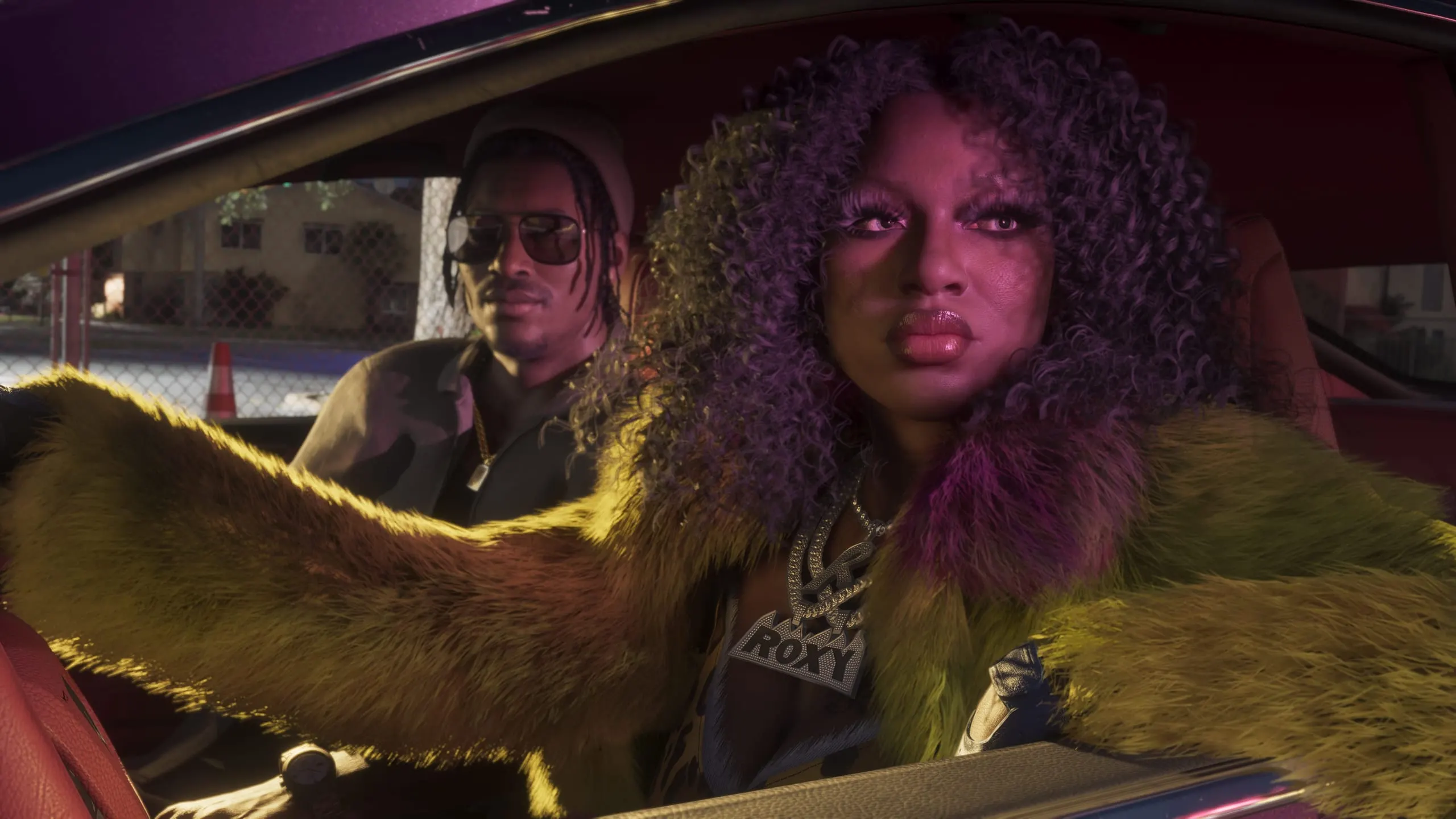 Real Dimez — captura de tela oficial de Grand Theft Auto VI, terceira de 3 mostradas no artigo