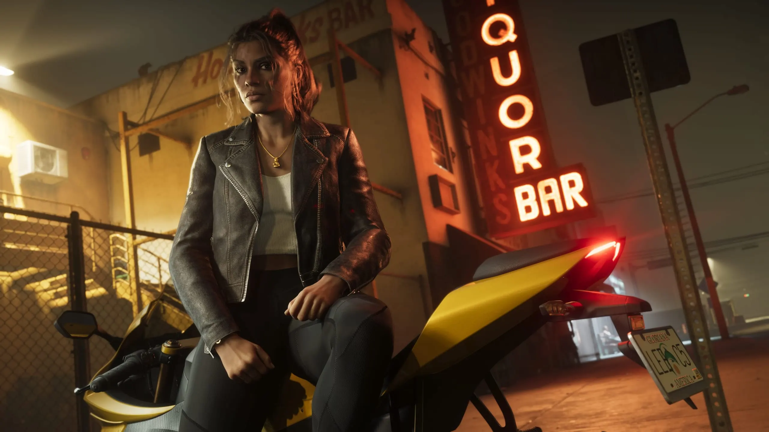 Lucia Caminos — captura de tela oficial de Grand Theft Auto VI, segunda de 3 mostradas no artigo