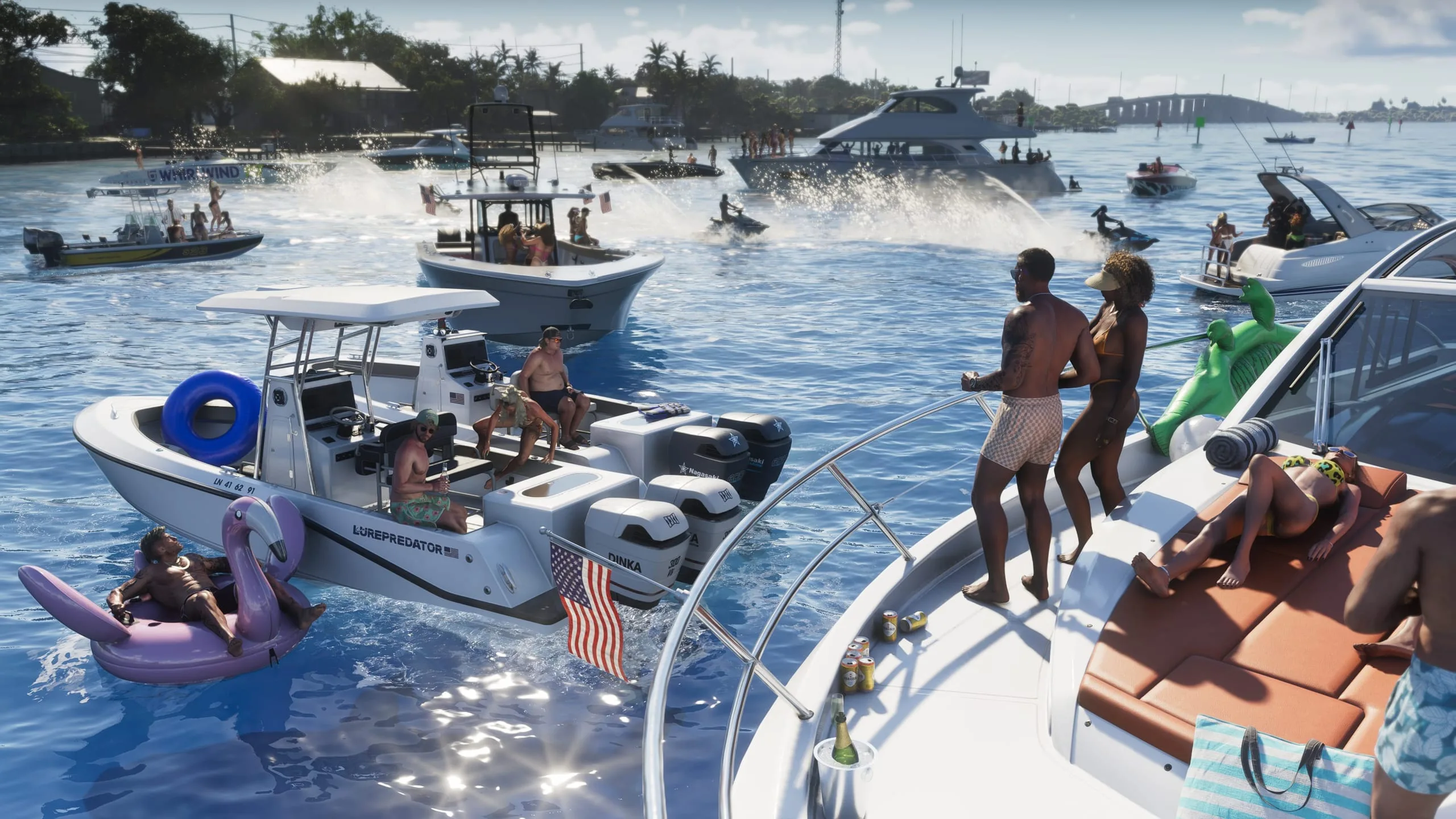 Leonida Keys — captura de tela oficial de Grand Theft Auto VI, 2 de 2