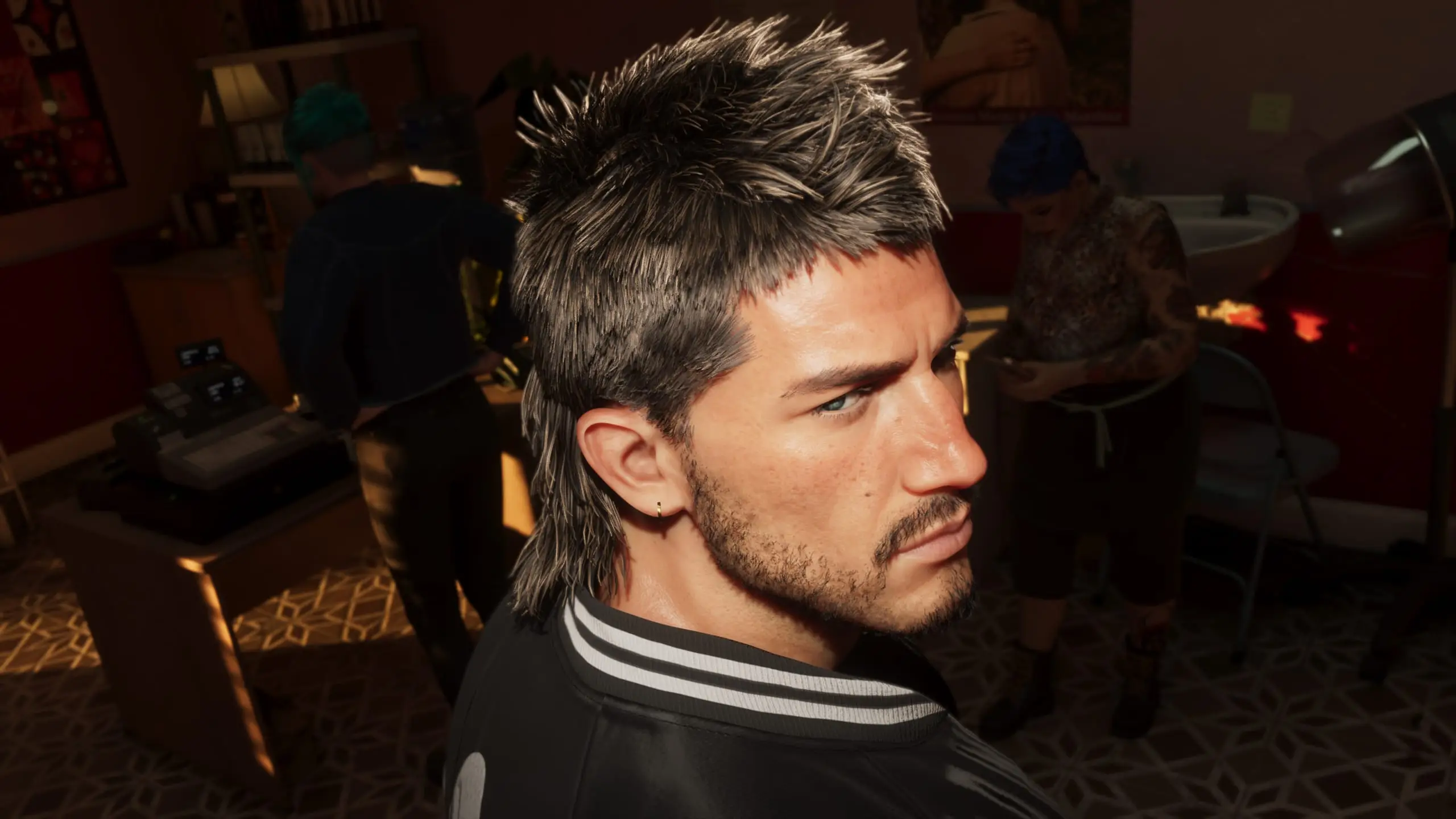 Sara's Salon — captura de tela oficial de Grand Theft Auto VI, 2 de 3