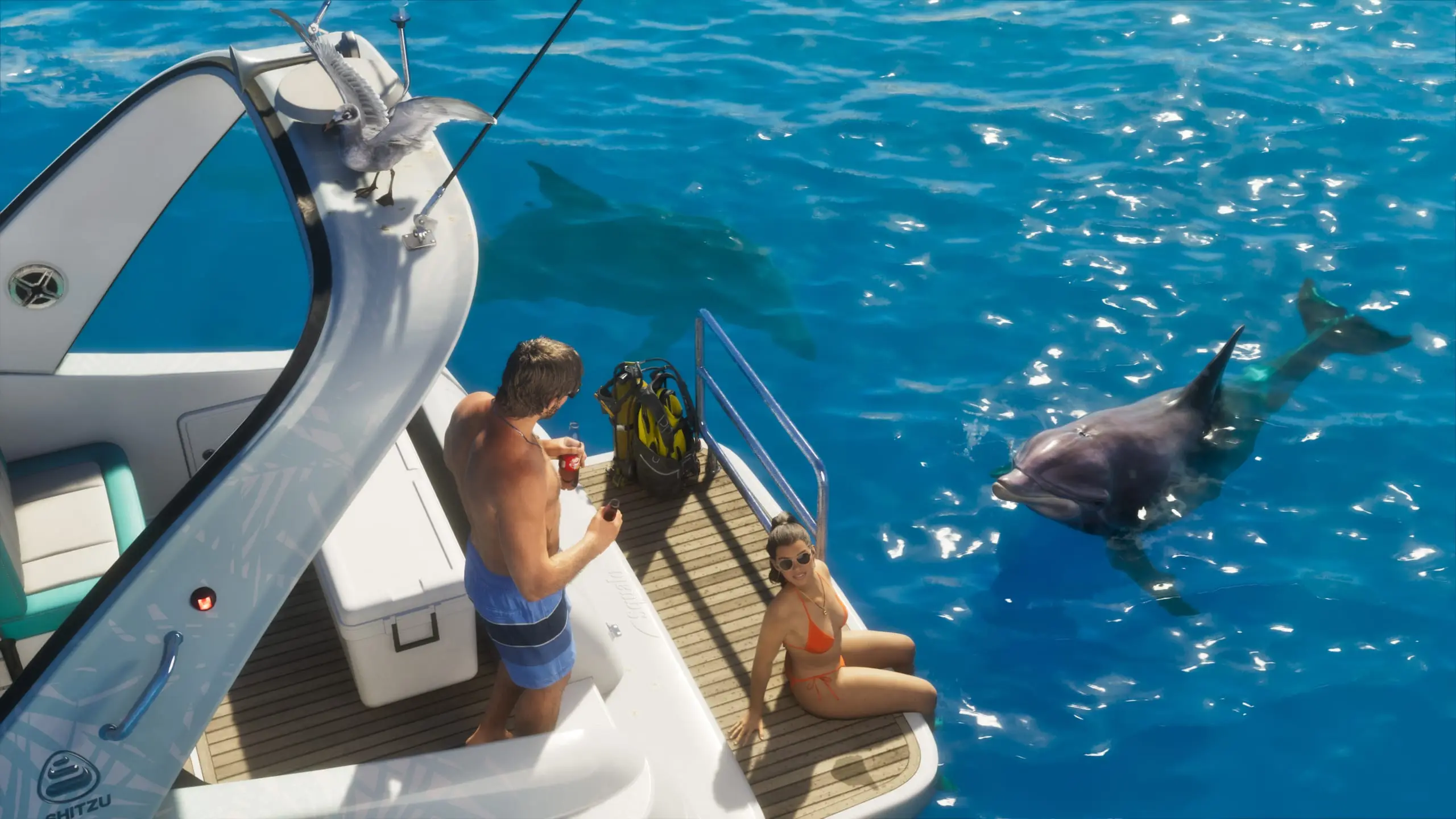 Squalo — captura de tela oficial de Grand Theft Auto VI, 3 de 4